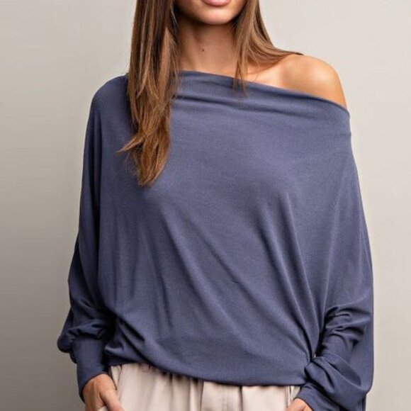 Slouch shoulder Blouse - Picture 4 of 4